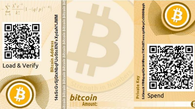 Bitcoin paper wallet generated at bitaddress, tags: key support level - CC BY-SA
